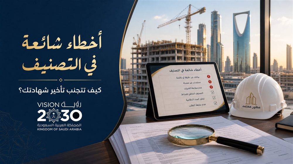 عمال بناء يراجعون مستندات المشروع