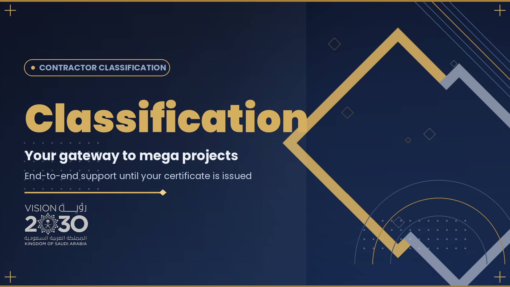 Contractor classification — your gateway to major projects